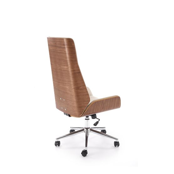 WEBSTER Office Chair Walnut/Beige