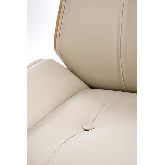 WEBSTER Office Chair Walnut/Beige