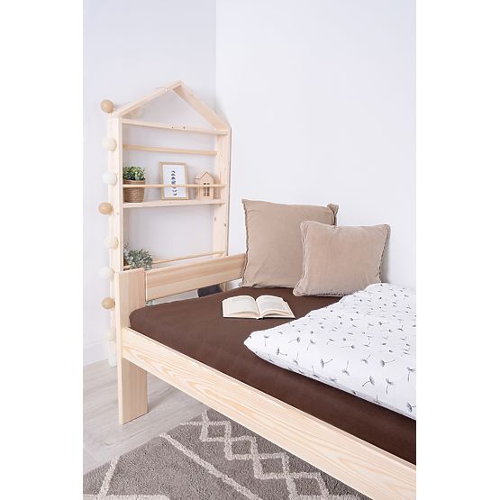 Wooden bed Mel 200x90 - natural