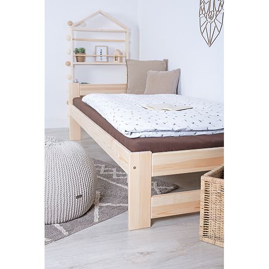 Wooden bed Mel 200x90 - natural