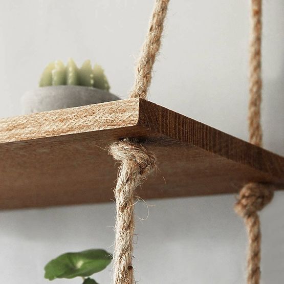 Wooden Wall Shelf - White