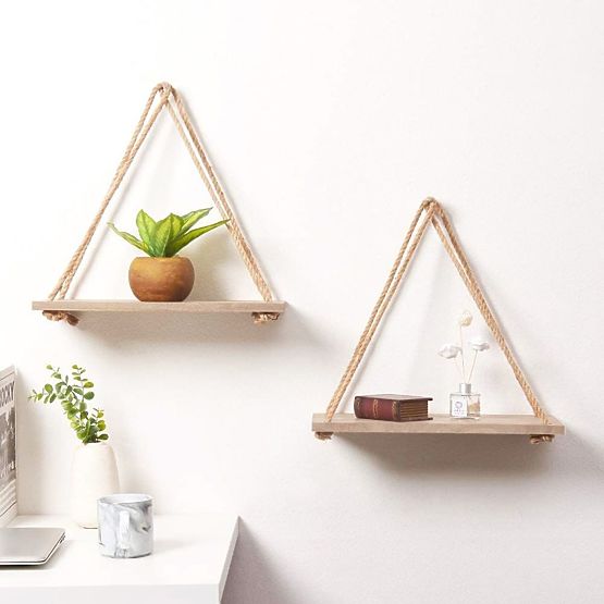 Wooden Wall Shelf - White