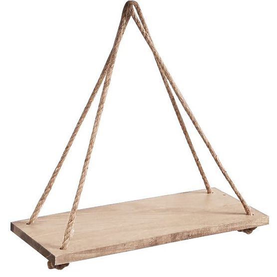 Wooden Wall Shelf - White