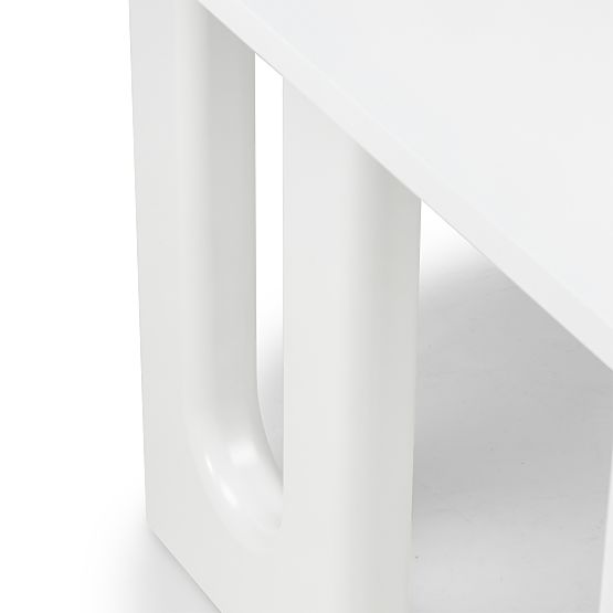 Writing Desk/Console Lichi 120 cm, White, Arches