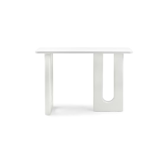 Writing Desk/Console Lichi 120 cm, White, Arches