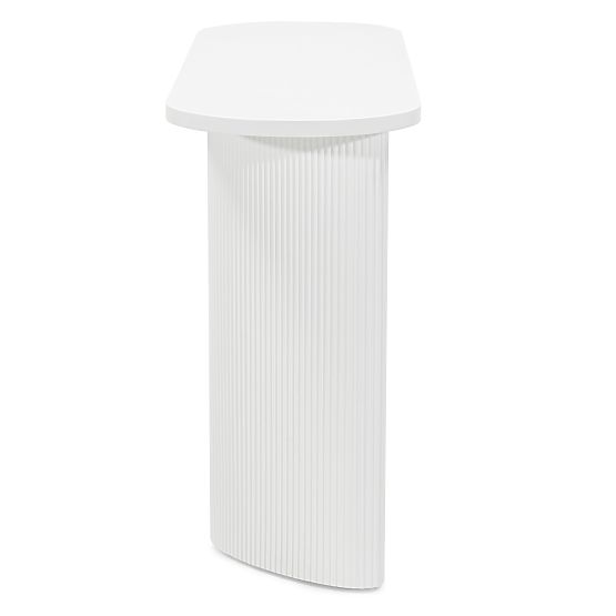 Writing Desk/Console Pauline 140 cm, White, Slats