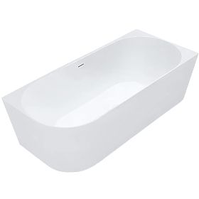 Acrylic Corner Bathtub BELLANTO SLIM 170 Right, Rea