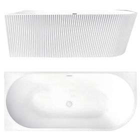 Acrylic Corner Bathtub WENUS LEFT 170, Rea