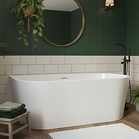 Acrylic Wall Bathtub OLIMPIA 150 cm