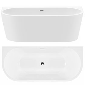 Acrylic Wall Bathtub OLIMPIA 150 cm