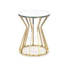 AFINA S Table, Mirror/Gold (1p=1pc)