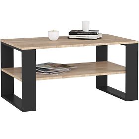 ALEX COFFEE TABLE OAK SONOMA / BLACK
