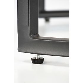 ALEXANDRA Set of 2 Tables, Black Marble / Black