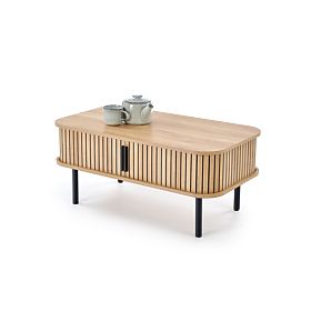 ANGELINA Coffee Table, Natural/Black (1p=1pc)