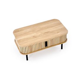 ANGELINA Coffee Table, Natural/Black (1p=1pc)
