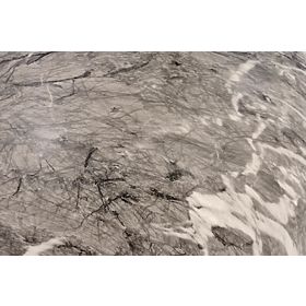 ARIANA coffee table, gray marble / transparent (2pcs=1set)
