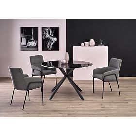 AVELAR Tabletop - Black/White, Frame - Black (2p=1pc)