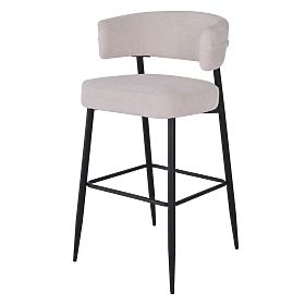 Bar Stool Rosario Cream/Black Legs