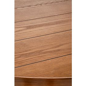 BARRY round table, top - walnut, legs - black (1p=1pc)