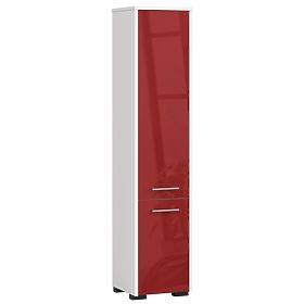 BATHROOM CABINET FIN COLUMN 30 2D 140cm RED GLOSS