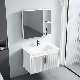 Bathroom Furniture Set with Sink Astor 60 cm White