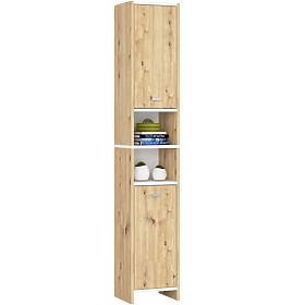 BATHROOM SHELF BETI 2D 2W ARTISAN OAK WHITE