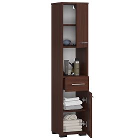 BATHROOM SHELF FIN 2D 1SZ 1W WENGE