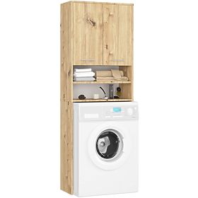 BATHROOM SHELF FIN OVER WASHING MACHINE OAK ARTISAN