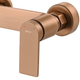 Bathtub Faucet REA STORM Brushed Copper, Rea