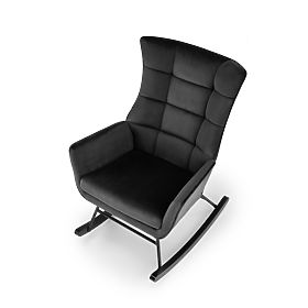 BAZALTO Rocking Chair Black (1p=1pc)