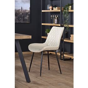 BERLIN Extendable Table 140-180 cm, Top - Walnut, Frame - Black (2p=1pc)