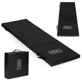 Black Gymnastics Exercise Mat 182x60cm