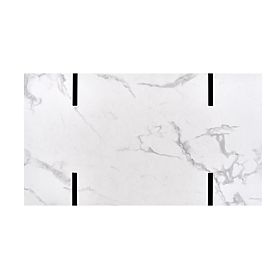 BLANCA Coffee Table White Marble - Black (1p=1pc)