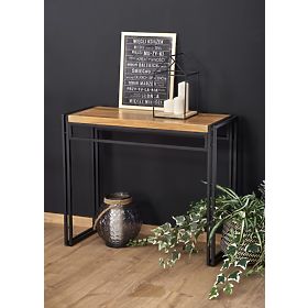 BOLIVAR KN1 Console Golden Oak / Black (1p=1pc)