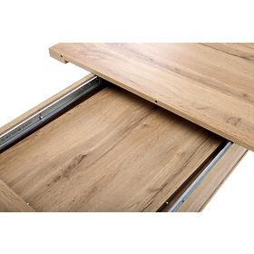 BRANDON Extendable Table 160-200/90 cm Oak Wotan/Black (2p=1pc)