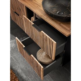 Cabinet Under Sink 80cm 2 Drawers