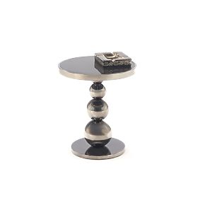 CARLA coffee table, black/silver (1p=1pc)