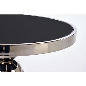 CARLA coffee table, black/silver (1p=1pc)