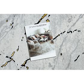 Carpet ALLURE 1963 Marble - Structural, Stylish, Glamour White / Gold, F.H.Kabis