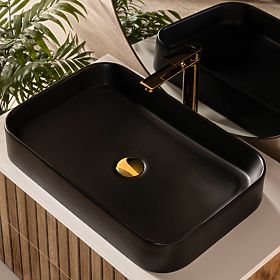 Carre Furniture Washbasin 60 cm, Black