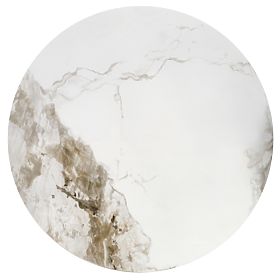 CECILIA coffee table white marble / gray / gold (2p=1pc)