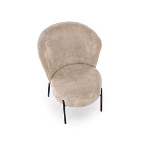 CEZAR Relaxation Chair, Beige (1p=1pc), Halmar