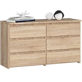 CHEST OF DRAWERS CL100 6SZ PK OAK SONOMA