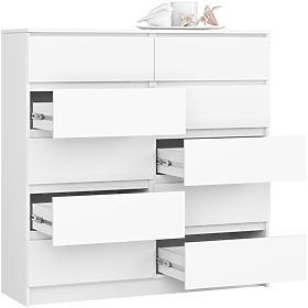 CHEST OF DRAWERS K120 10SZ CLP PK WHITE