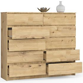 CHEST OF DRAWERS K140 10SZ CLP OAK ARTISAN