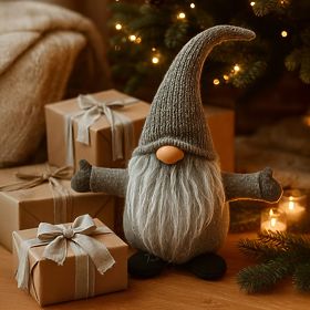 Christmas Elf 35 cm YX045 GREY