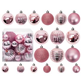 CHRISTMAS ORNAMENTS ROSE RED 36PCS 311433