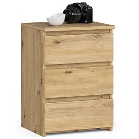 CL3/40 PK ARTISAN OAK CHEST OF DRAWERS