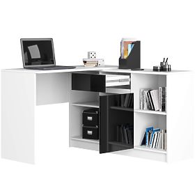 CLP B-17 SET COMMODE + DESK PK BLACK GLOSS