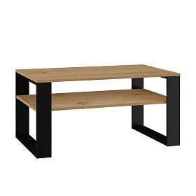 Coffee Table Modern 1P ARTISAN BLACK